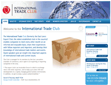Tablet Screenshot of internationaltradeclub.co.uk